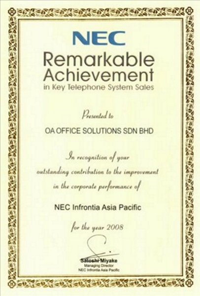Remarkable Achievement (2008)