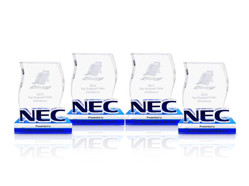 NEC Top Regional Sales (Southern) (2015 - 2018)