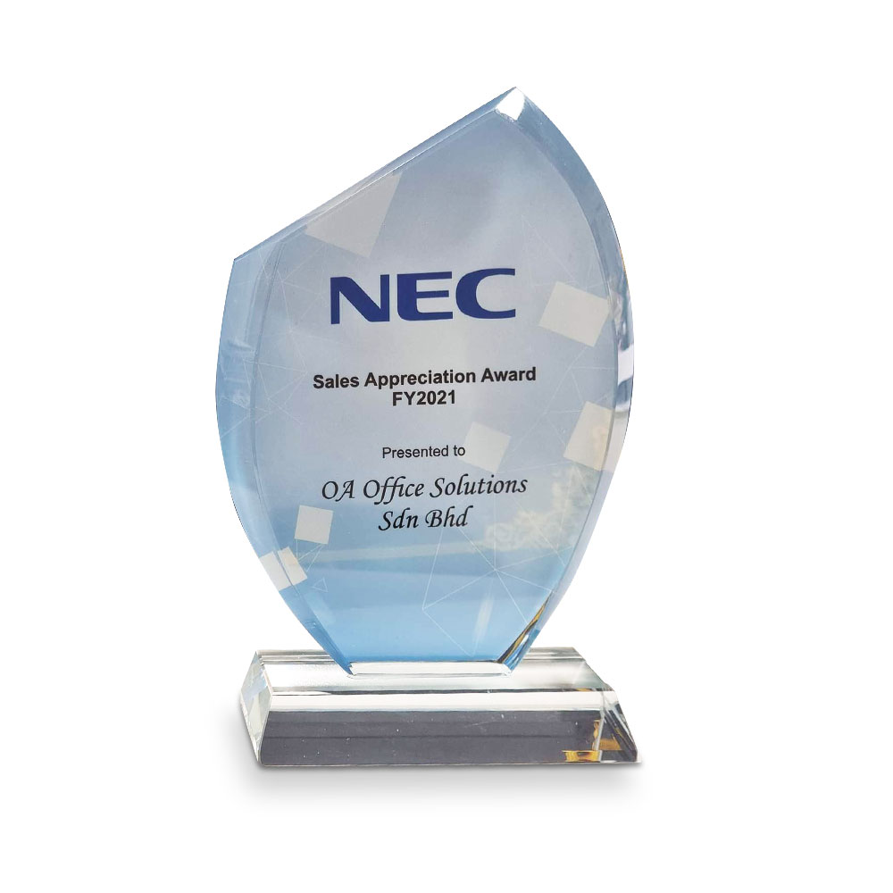 NEC Sales Appreciation Award (2021)