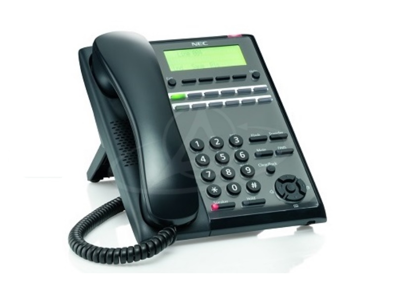 NEC IP7WW-12TXH-A1 TEL (BK) 12 Keys, LCD Digital Telephone