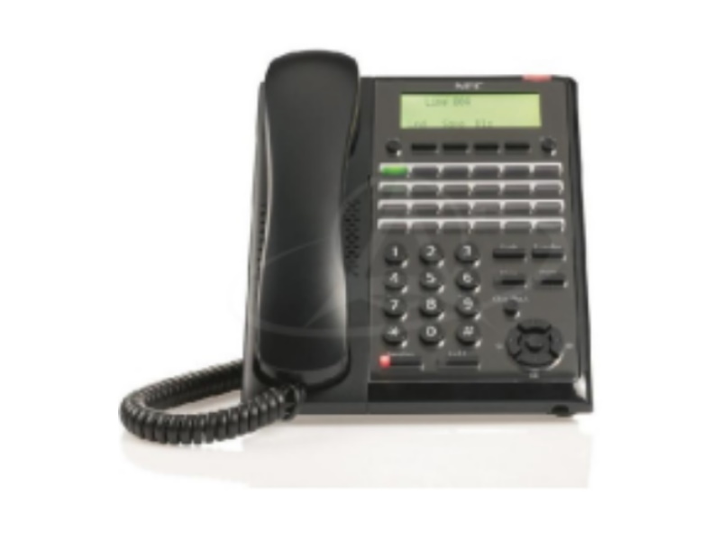 NEC IP7WW-24TXH-A1 TEL (BK) 24 Keys, LCD Digital Telephone