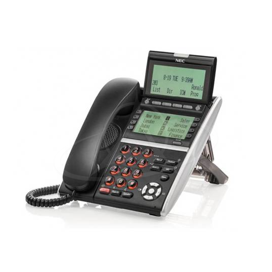 NEC DT830 ITZ-8LDG-3P (BK) TEL IP DESI-Less Telephone