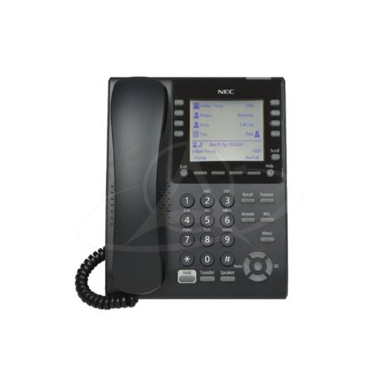 NEC DT820DG ITY-32LDG-1P (BK) TEL IP 32B DESI-Less Telephone (Black) Gigabit-SV9300 Ver 3.2 Onwards