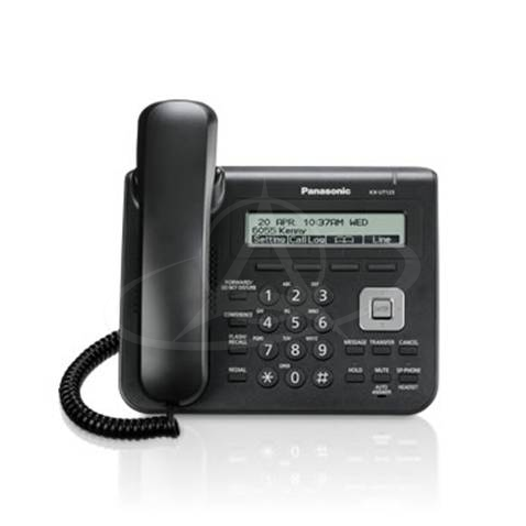 Panasonic KX-UT123 Standard dual port SIP telephone with large alphanumeric display